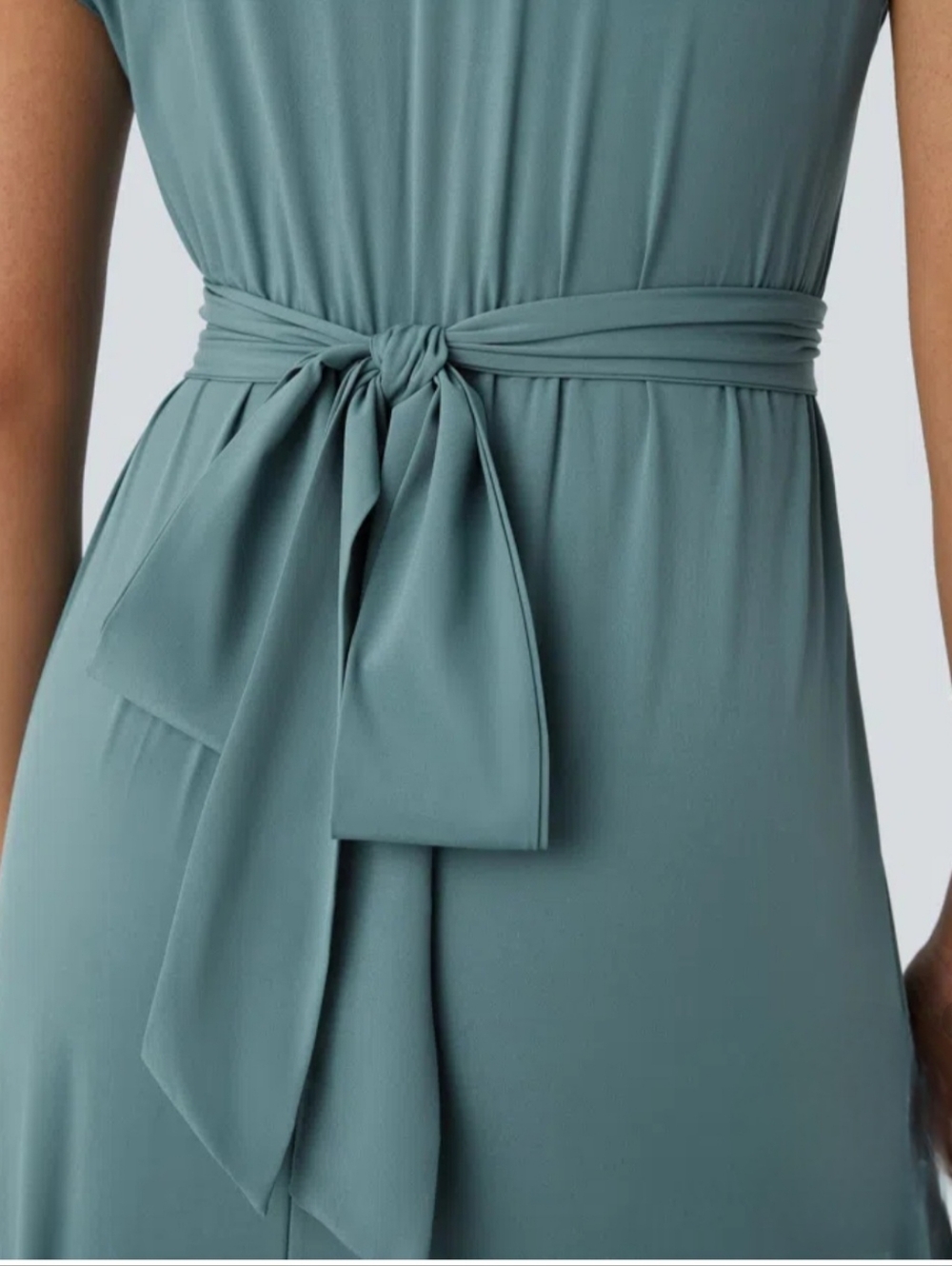 NWT Halara Breezeful Short Sleeve Pocket Quick Dry Tie Dress Stone Blue 2XL XXL - Picture 8 of 11